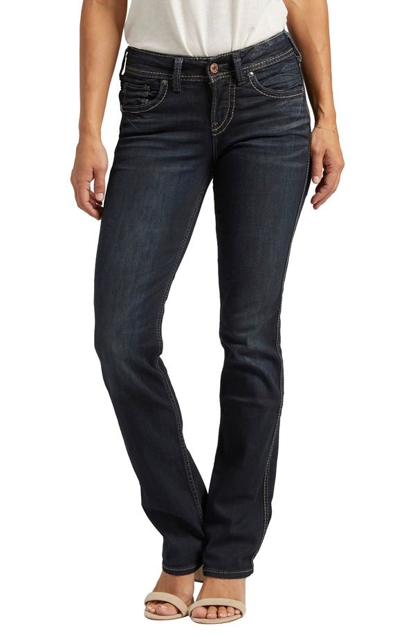 シルバー ジーンズ レディース シューズ ブーツ・レインブーツ スリムフィット ブーツカット Silver Jeans Co Suki Slim Fit Bootcut Jeans Indigo インディゴ