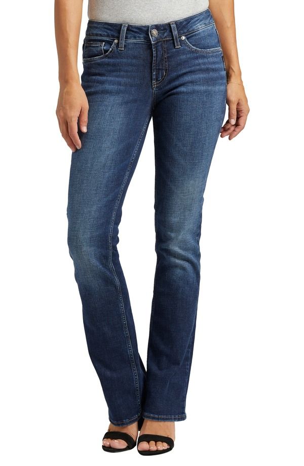 シルバー ジーンズ レディース シューズ ブーツ・レインブーツ スリムフィット ブーツカット Silver Jeans Co Suki Slim Fit Bootcut Jeans Indigo インディゴ