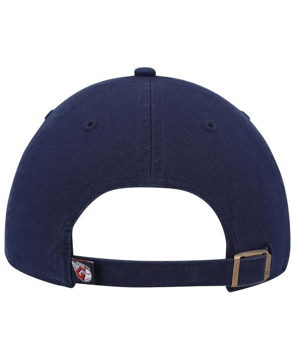 【送料無料】 47ブランド メンズ 帽子 アクセサリー Mens Navy Cleveland Guardians Clean Up Adjustable Hat Navy