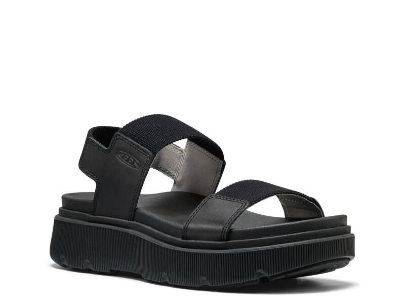 キーン レディース シューズ サンダル KeenElle Mila Wedge Sandal Womens Black ブラック