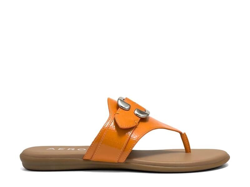 エアロソールズ レディース シューズ サンダル AerosolesGlitz Sandal Orange オレンジ