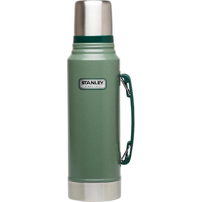 【新品】 スタンレー 真空断熱ボトル 1L グリーン ステンレス製 [並行輸入品]