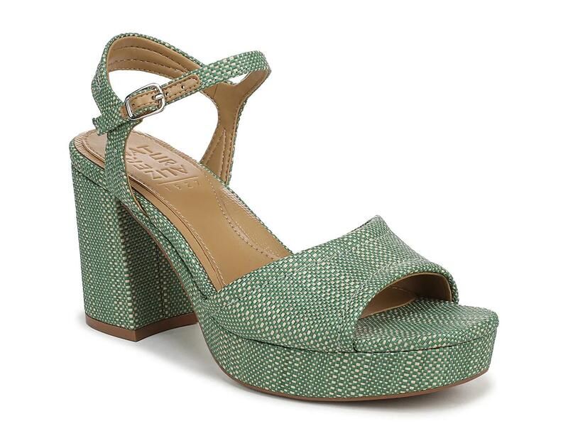 ナチュライザー レディース シューズ サンダル プラットフォーム NaturalizerPetra Platform Sandal Green Raffia グリーン