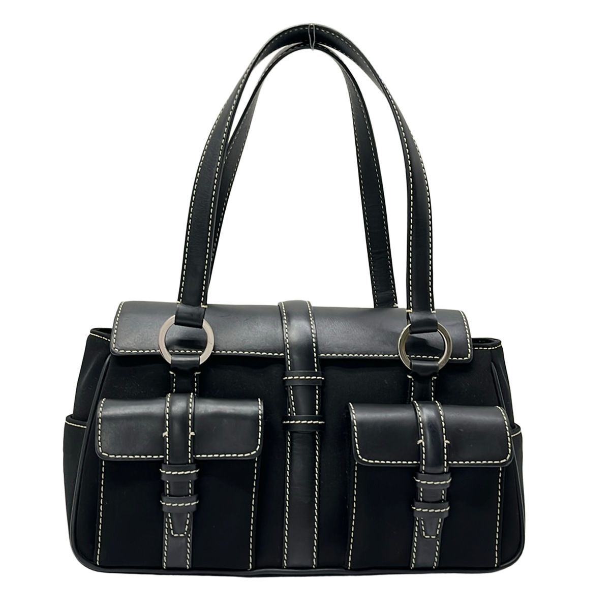 GIVENCHY(ジバンシー) ハンドバッグ - 黒 レザー
