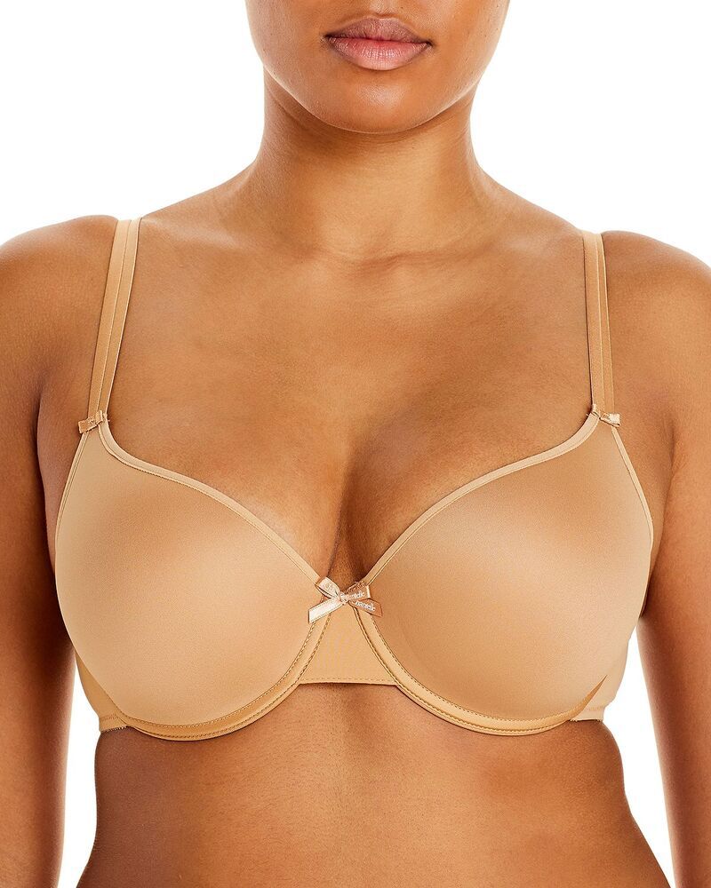 シャントル レディース アンダーウェア ブラジャー Chantelle Bra Basic Invisible Memory Foam Toffee
