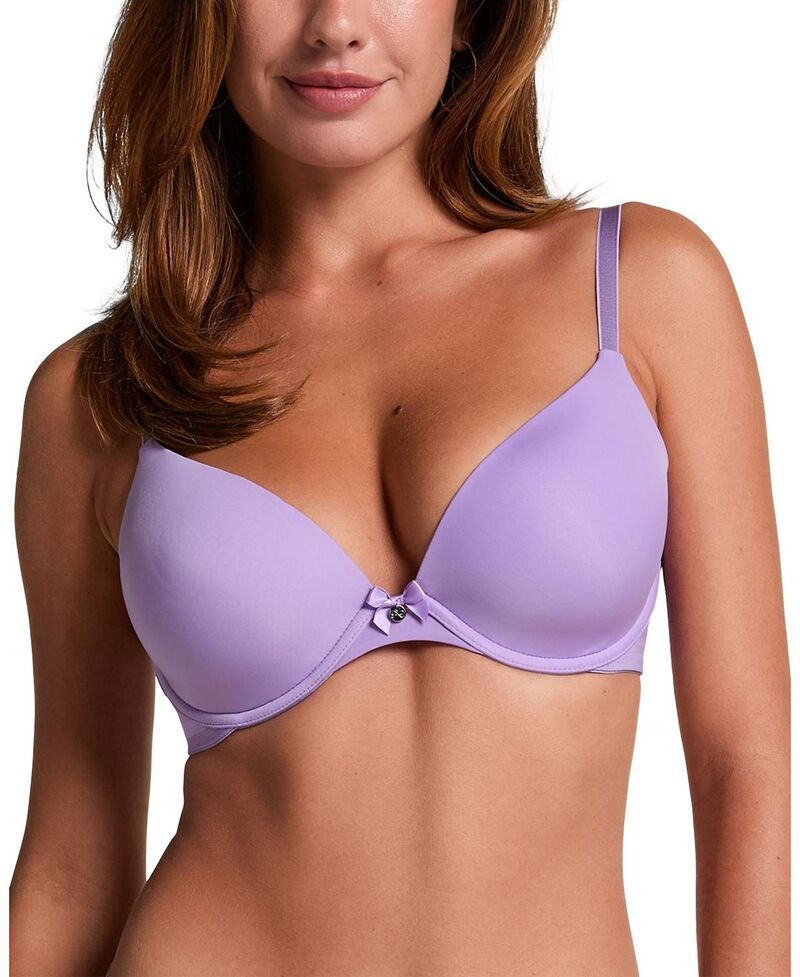 フンクミュラー レディース アンダーウェア ブラジャー Hunkemller Plunge Padded Underwired Bra Bougainvillea
