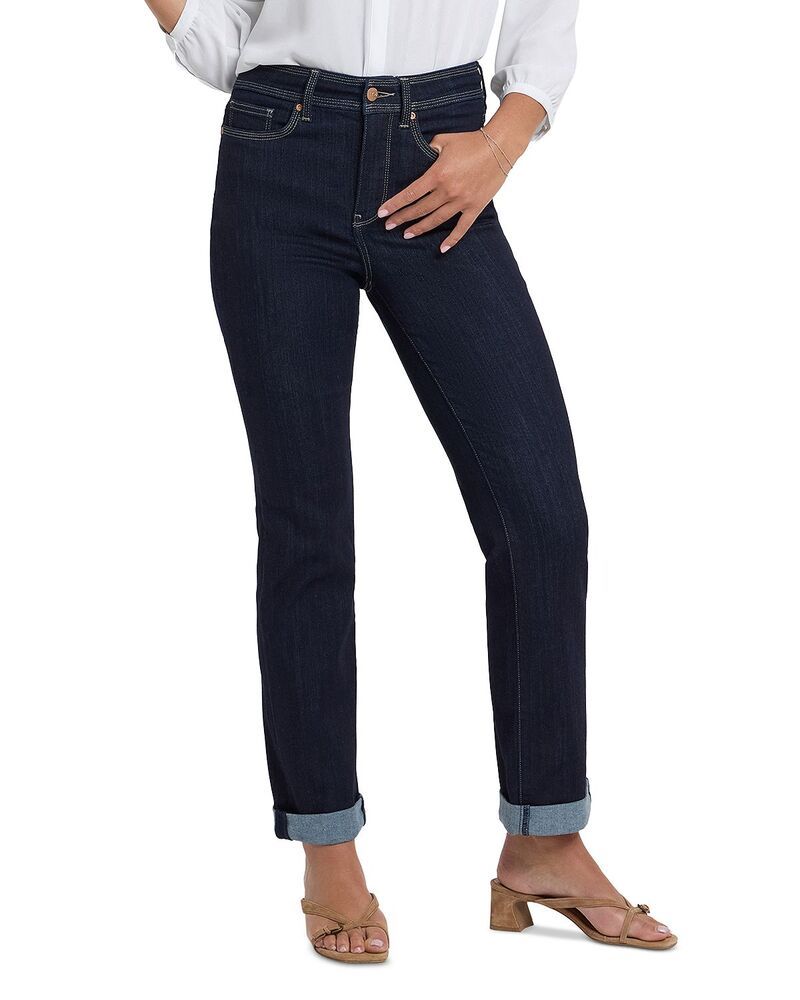 エヌワイディージェイ レディース ボトムス デニムパンツ ジーンズ NYDJ Marilyn High Rise Triple Stitch Straight Jeans in Morning Tides Morning Tides