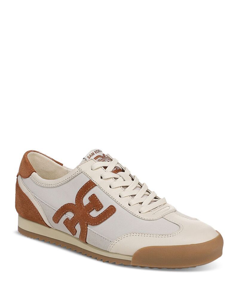 サムエデルマン レディース シューズ スニーカー Sam Edelman Womens Ivey Low Top Sneakers IvoryBrown アイボリー
