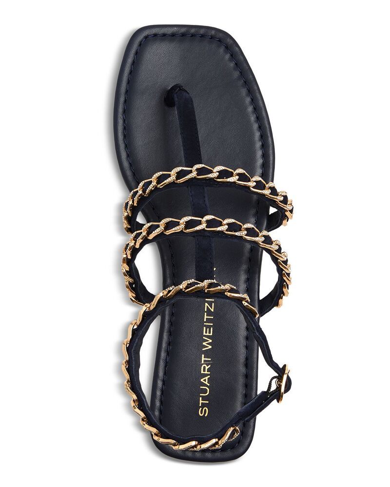 スチュアート ワイツマン レディース シューズ サンダル Stuart Weitzman Womensoluxe Crystal Embellished Sandals Nice Blue ブルー