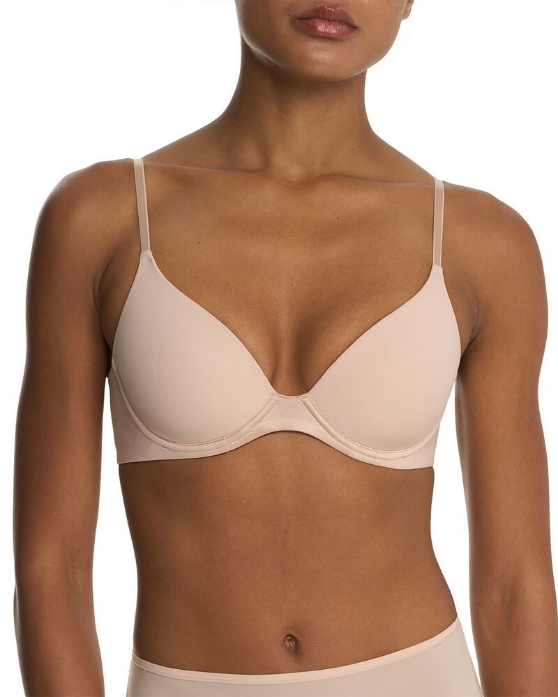 ナトリ レディース トップス シャツ Natori Soft Focus Comfort Convertible Demi T Shirt Bra Light Mocha モカ