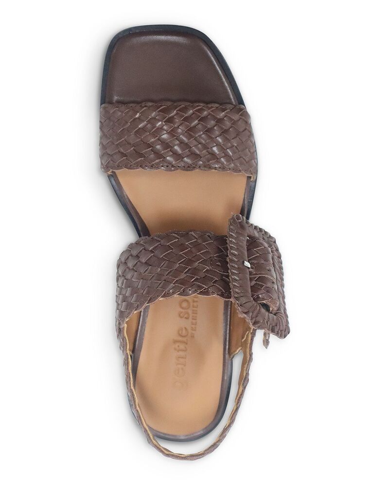 ケネスコール レディース シューズ サンダル Gentle Souls by Kenneth Cole Womens Madylyn Buckled Sandals Chocolate チョコレート