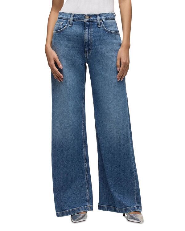 ハドソン レディース ボトムス デニムパンツ ワイドレッグ ジーンズ Hudson Jodie High Rise Wide Leg Jeans in Lunar