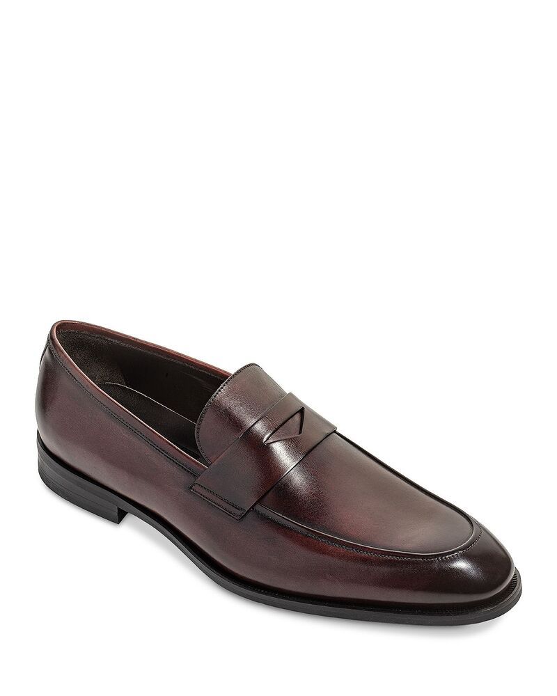 トゥーブート メンズ シューズ スリッポン・ローファー To Boot New York Mens Jagger Dress Penny Loafers Bordo