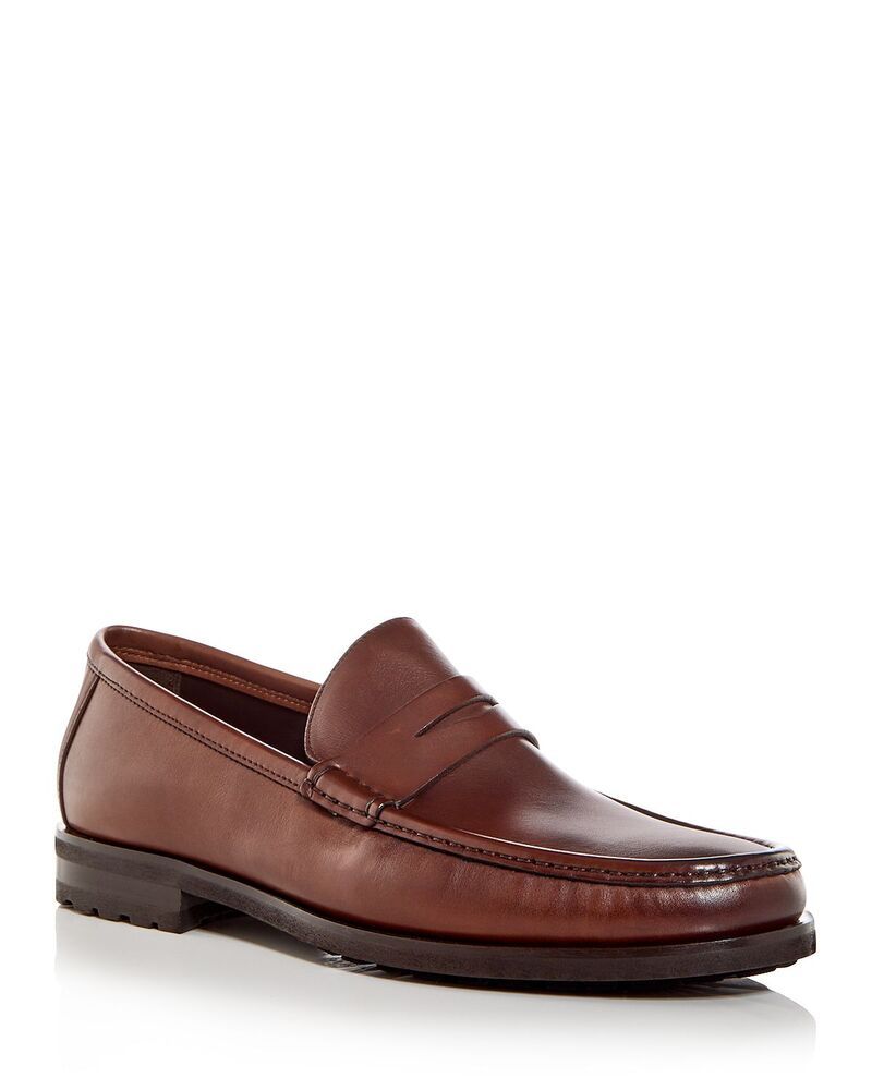 トゥーブート メンズ シューズ スリッポン・ローファー To Boot New York Mens Belfast Penny Loafers Light Brown Leather ブラウン