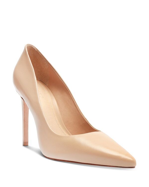 シュッツ レディース シューズ パンプス ヒール SCHUTZ Womens Lou Pointed Toe Higheel Pumps Beige ベージュ
