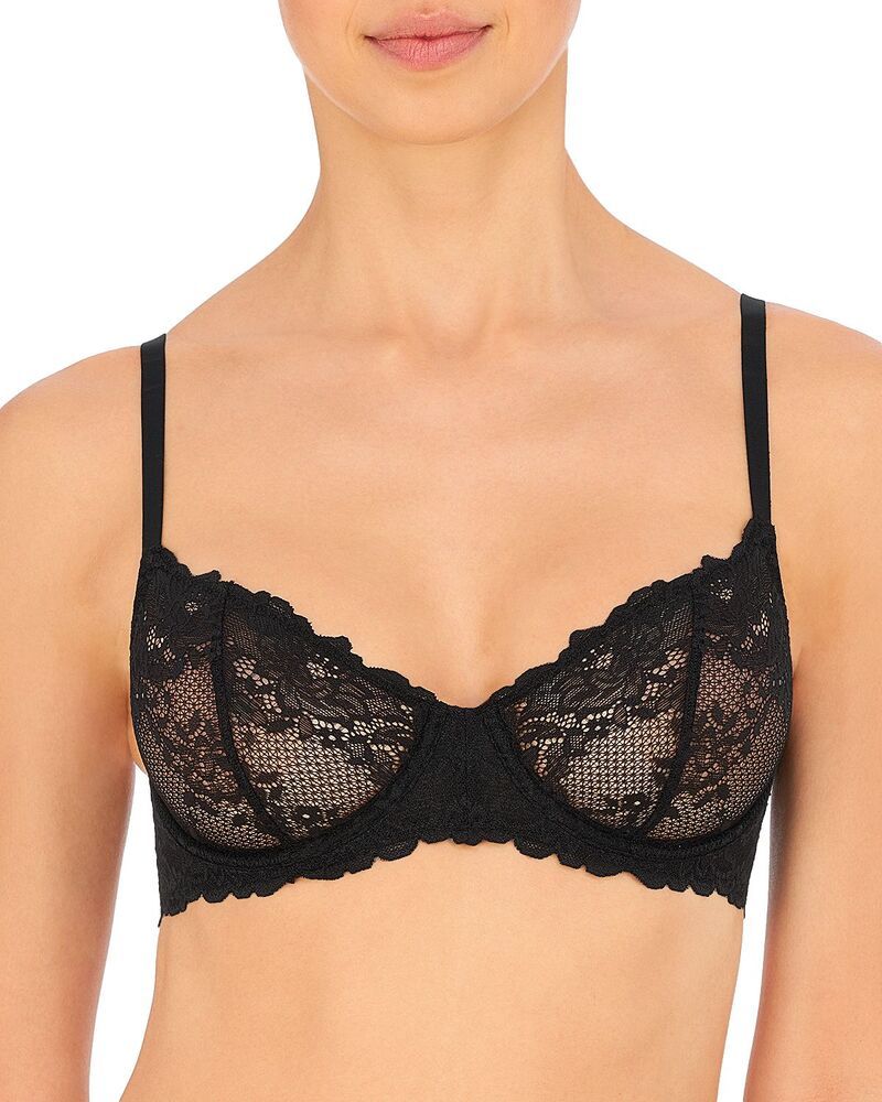 ナトリ レディース アンダーウェア ブラジャー Natori Heavenly Convertible Balconette Bra Black ブラック