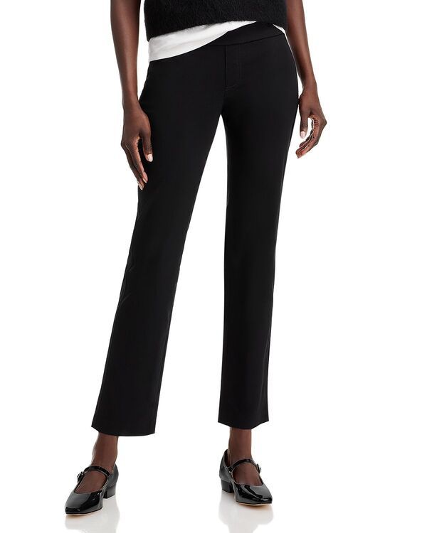 ニックプラスゾーイ レディース ボトムス カジュアルパンツ ストレート NICZOE Wonderstretch Straight Leg Pants Black Onyx ブラック