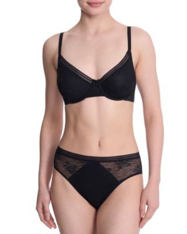 ナトリ レディース アンダーウェア ブラジャー レース Natori Love Lace Underwire Bra Black ブラック