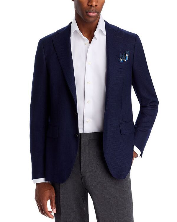 カナーリ レディース アウター ジャケット・ブルゾン スリムフィット コート キャップ Canali Capri Textured Solid Slim Fit Sport Coat Navy ネイビー