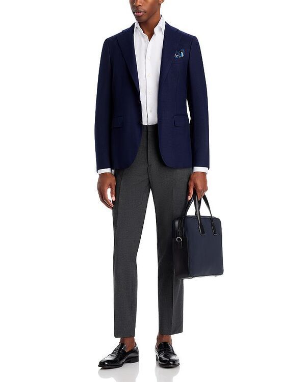 カナーリ レディース アウター ジャケット・ブルゾン スリムフィット コート キャップ Canali Capri Textured Solid Slim Fit Sport Coat Navy ネイビー