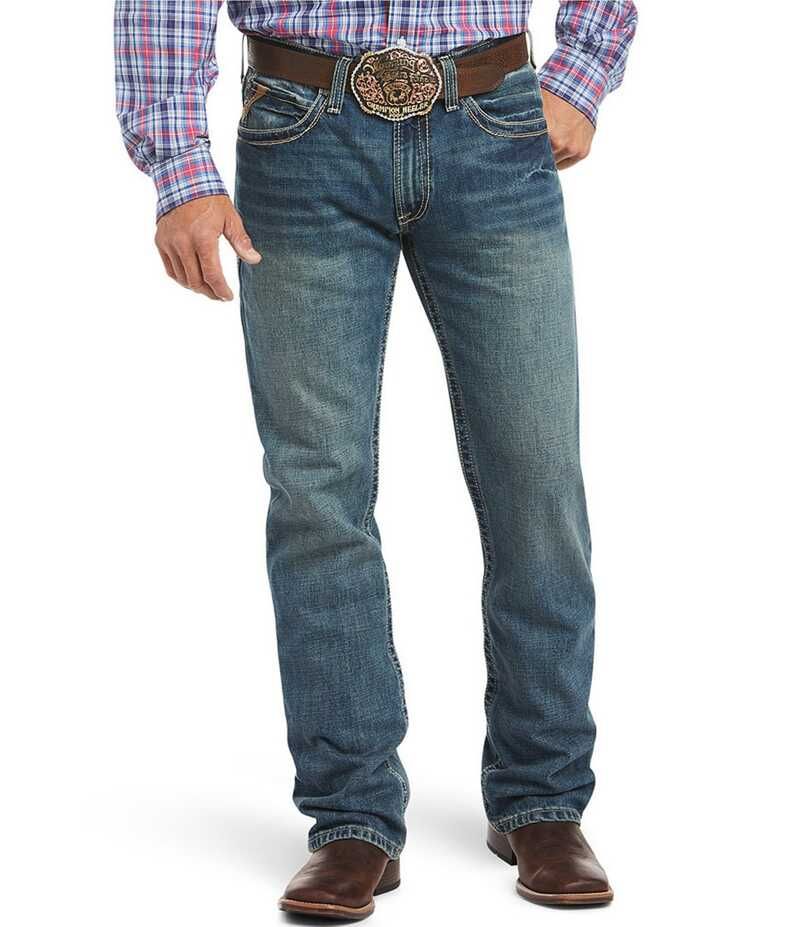 アリアト メンズ ボトムス デニムパンツ リラックスフィット ブーツカット トール ブーツ ジーンズ Ariat Big Tall M4 Indigo Relaxed Fit Boundary Bootcut Jeans Indigo インディゴ