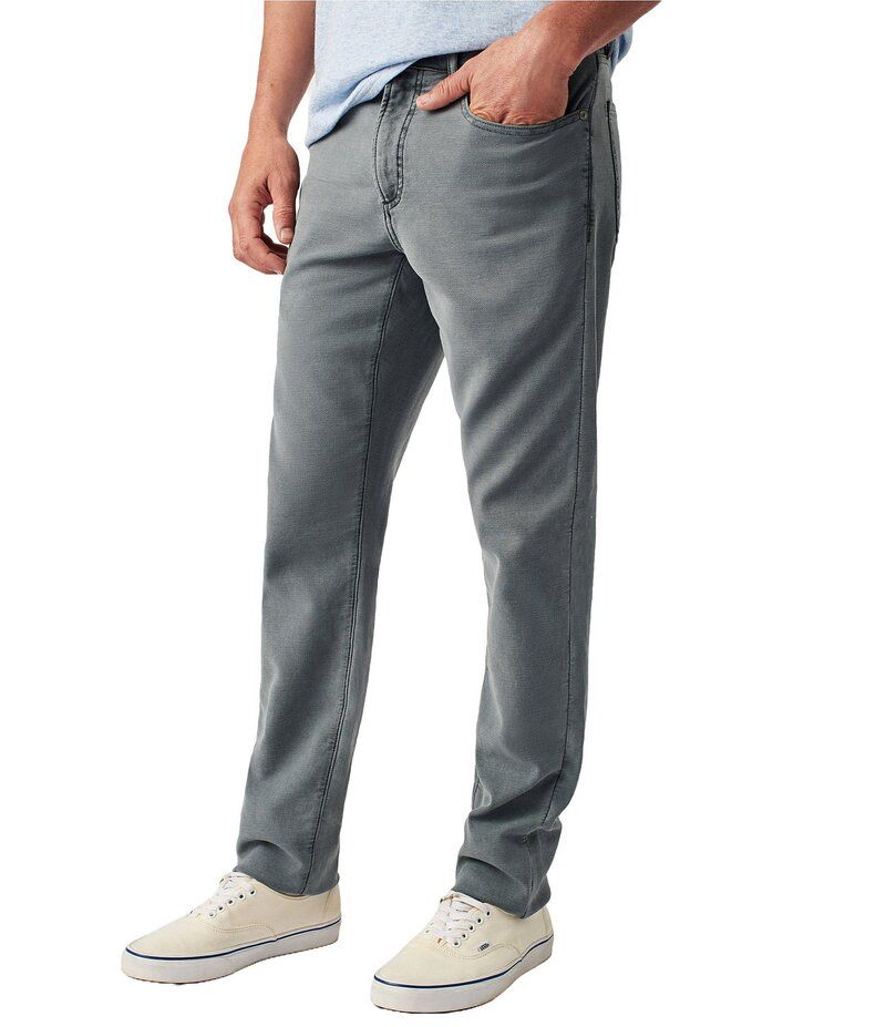 ファレティ メンズ ボトムス カジュアルパンツ パンツ パイル Faherty Stretch Terry 5Pocket Pants Slate スレート
