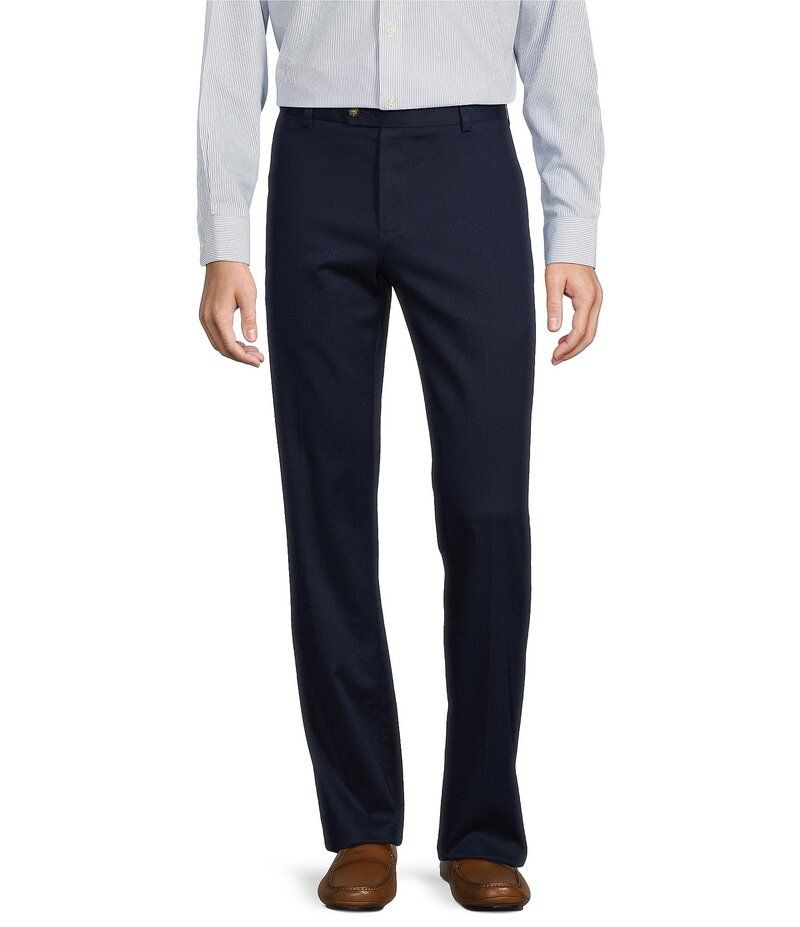 ラウンドトゥリーアンドヨーク メンズ ボトムス カジュアルパンツ パンツ Roundtree Yorke TravelSmart Ultimate Performance Classic Straight Fit Flat Front NonIron Chin