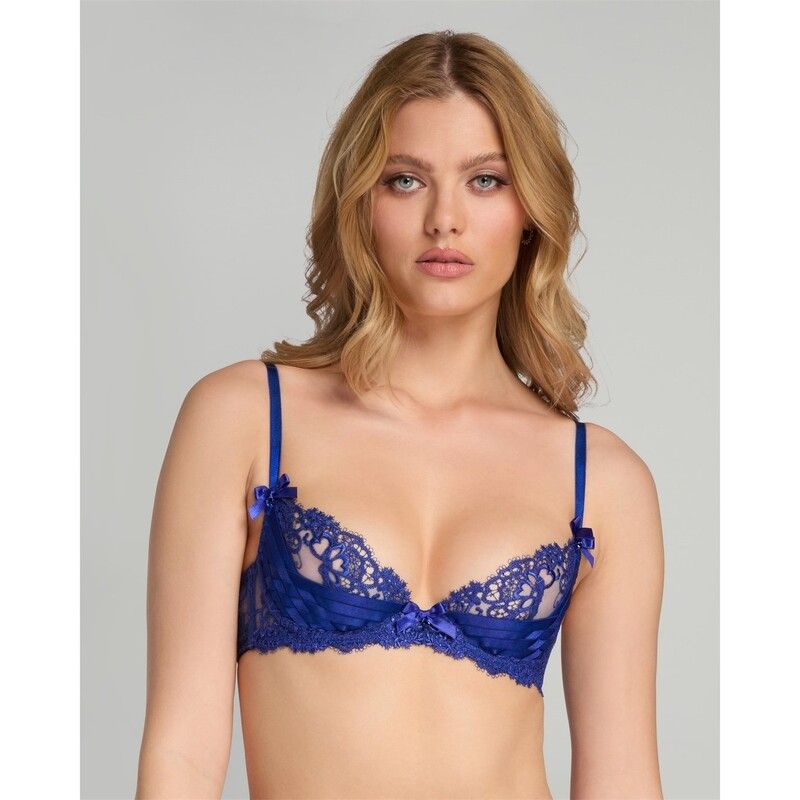 エージェントプロヴォケイター レディース アンダーウェア ブラジャー Agent Provocateur DIONI Plunge Underwired Bra Cobalt コバルト