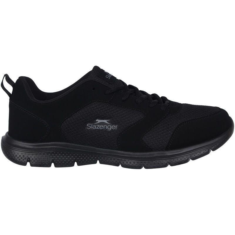 スラセンジャー メンズ シューズ スニーカー メッシュ Slazenger Force Mesh Sn00 BlackBlack ブラック