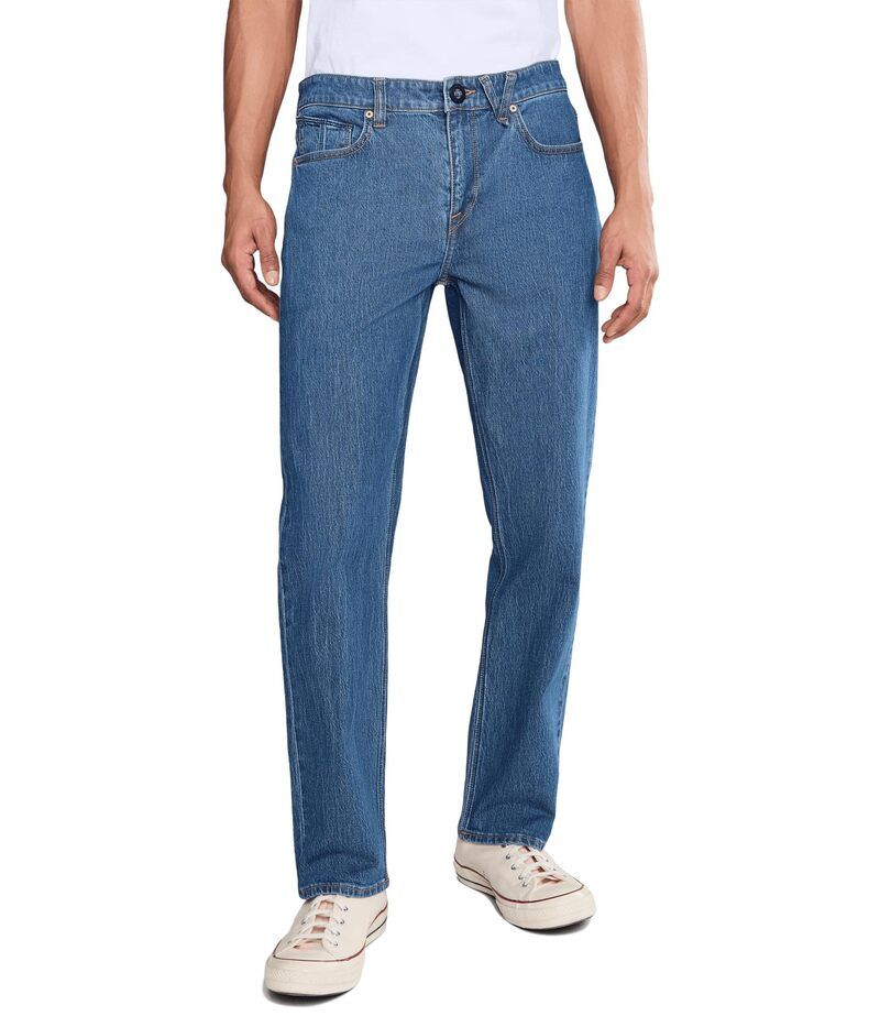 ボルコム メンズ ボトムス デニムパンツ Volcom Solver Denim Bold Blue ブルー