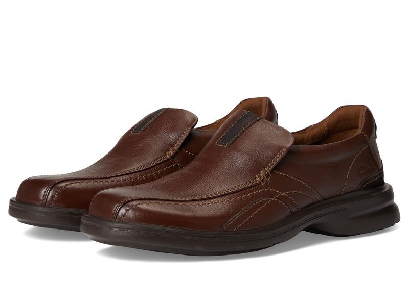 クラークス メンズ シューズ スリッポン・ローファー Clarks Gessler Step Mahogany