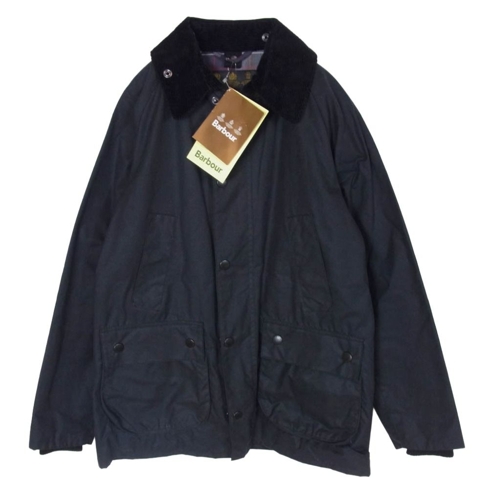 Barbour バブアー MWX0318 BEDALE SL ビデイル スリムフィット オイルドジャケット ブラック系 38【中古】