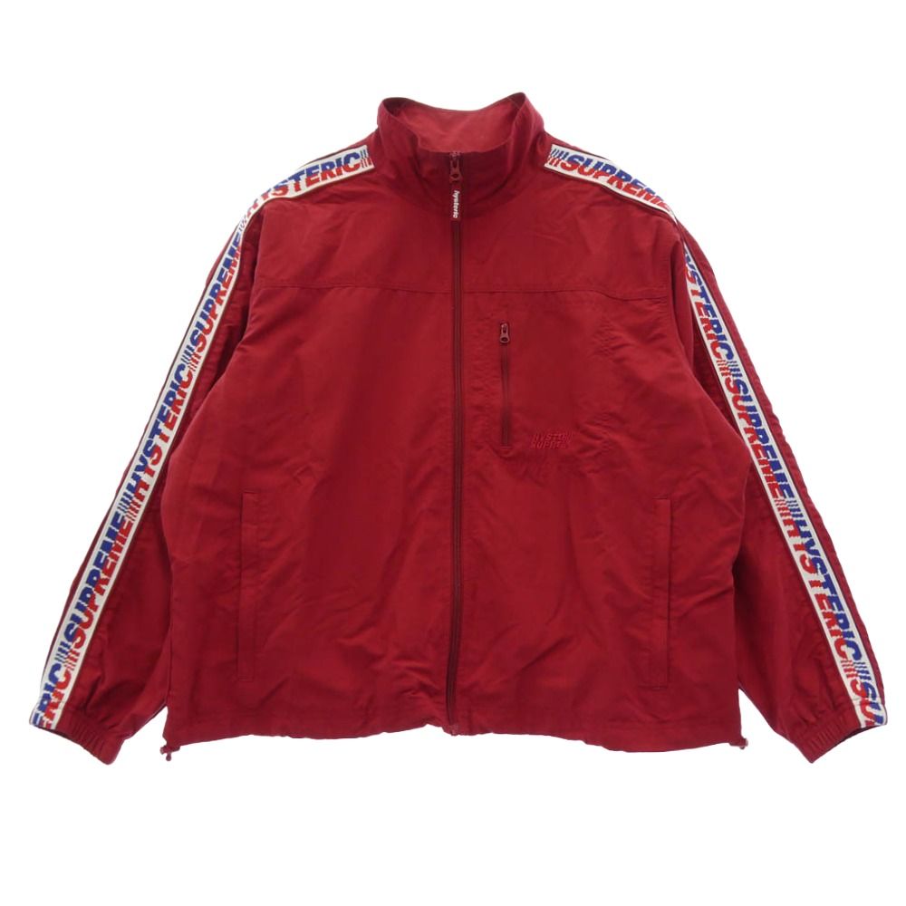 Supreme シュプリーム 24AW × HYSTERIC GLAMOUR TRACK JACKET ヒステリックグラマー トラック ジャケット レッド系 S【中古】