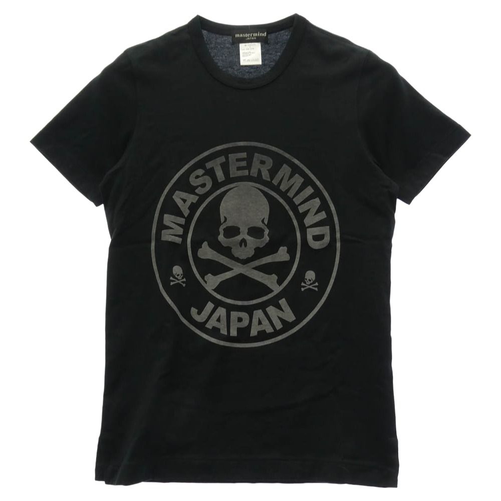 mastermind JAPAN マスターマインドジャパン Reflective Tee リフレクティブ スカル プリント 半袖 Tシャツ ブラック系 S【中古】
