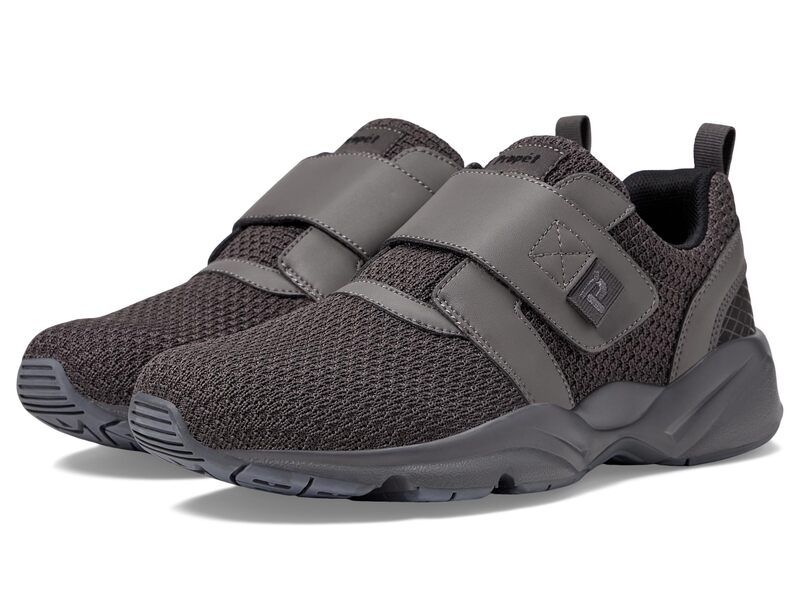 プロペット メンズ シューズ スニーカー Propet Stability X Strap StoneBlack ブラック