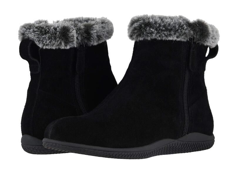 ソフトウォーク レディース シューズ ブーツ・レインブーツ SoftWalk Helena Black Suede ブラック
