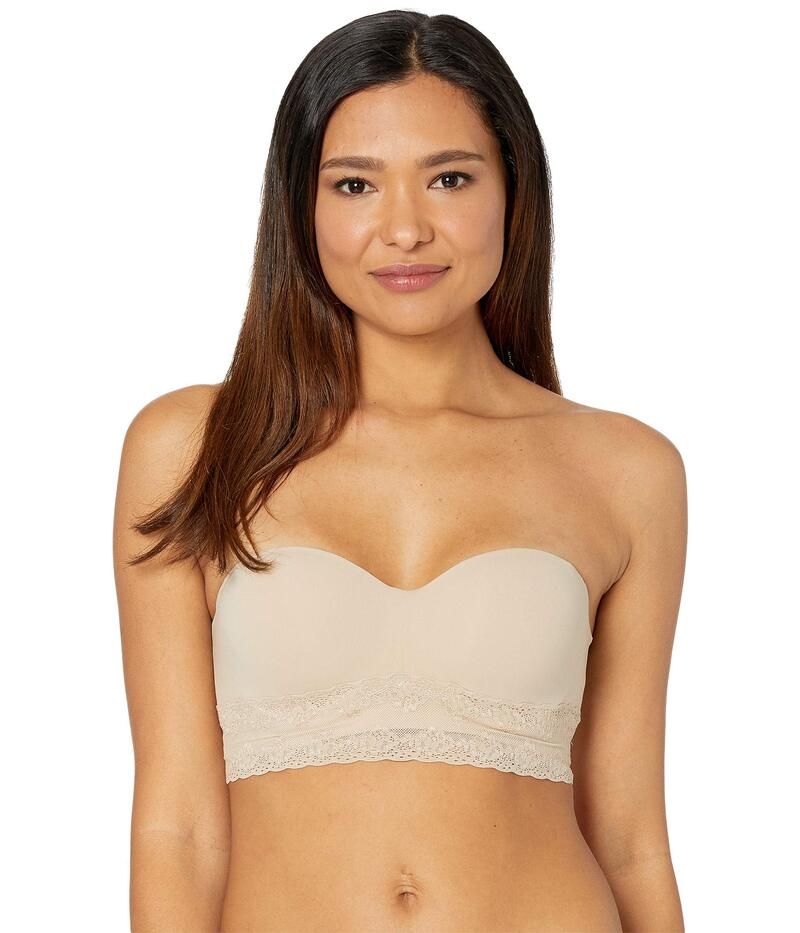 ナトリ レディース アンダーウェア ブラジャー ストラップレス Natori Bliss Perfection Strapless Contour Underwire Cafe
