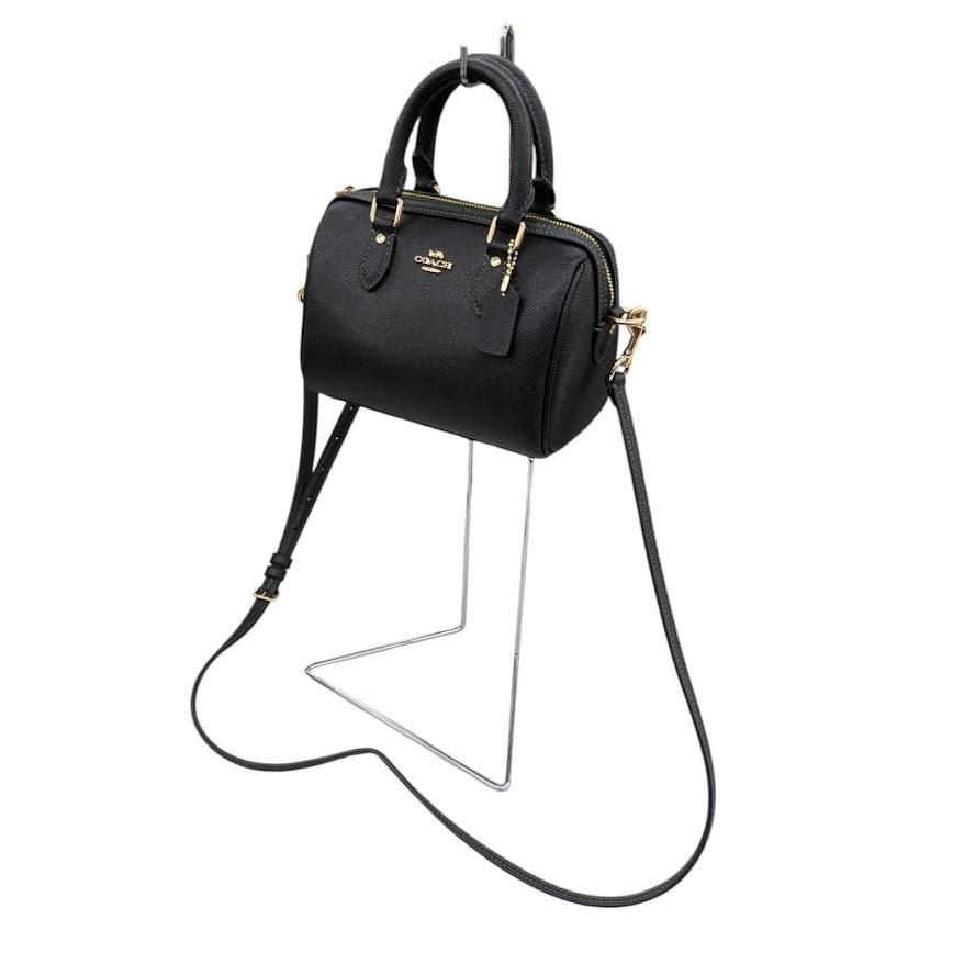 COACH コーチ ミニローアン クロスボディ 2WAY ショルダーバッグ CV404 ブラック系 サイズ 6675