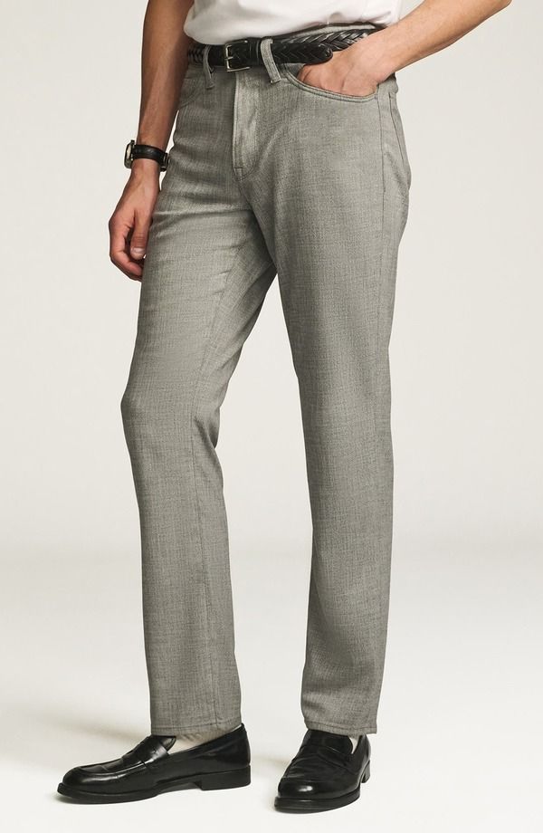 ３４ヘリテージ メンズ ボトムス カジュアルパンツ ストレート 34 Heritage Charisma Relaxed Straight Leg Twill Pants Grey Cross Twill グレー