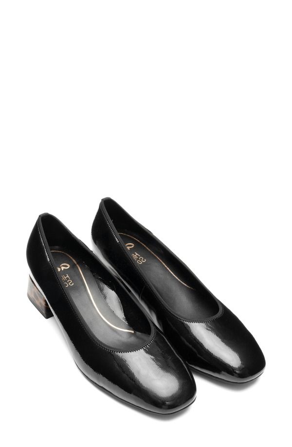 アラ レディース シューズ ヒール ara Gypsum Block Heel Pump Black W Nature ブラック