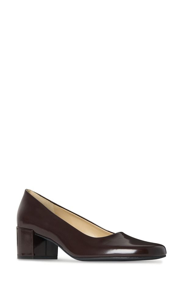 ザ ロウ レディース シューズ パンプス ヒール The Row Penelope Block Heel Pump Lacquer Brown ブラウン