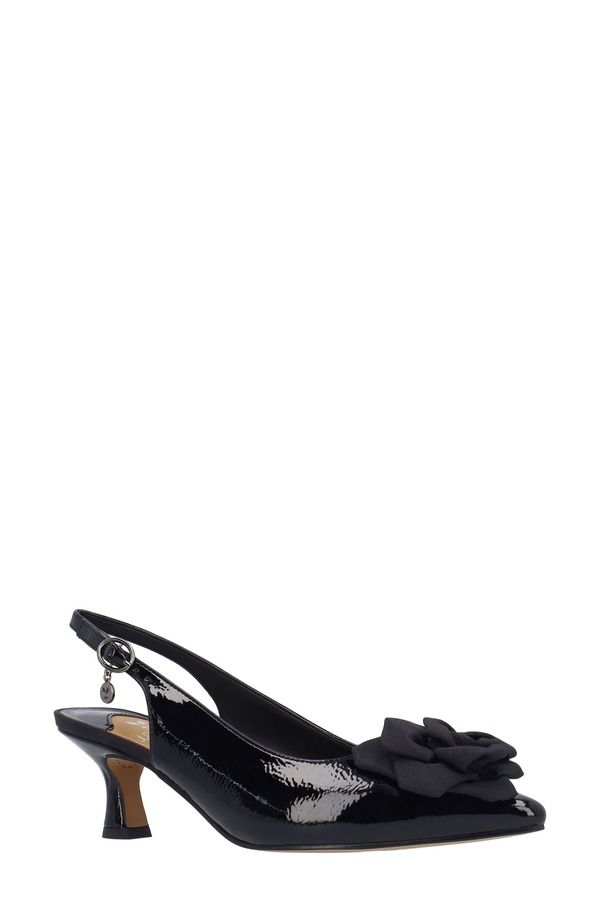ジェイレニー レディース シューズ ヒール J Rene Kendry Slingback Pump Black ブラック