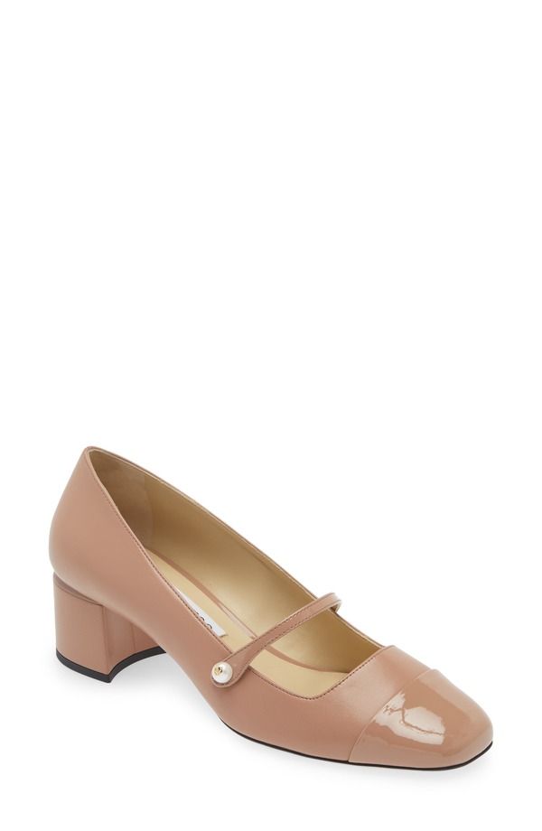 ジミーチュー レディース シューズ パンプス キャップ Jimmy Choo Elisa Cap Toe Mary Jane Pump Ballet Pink Ballet Pink ピンク