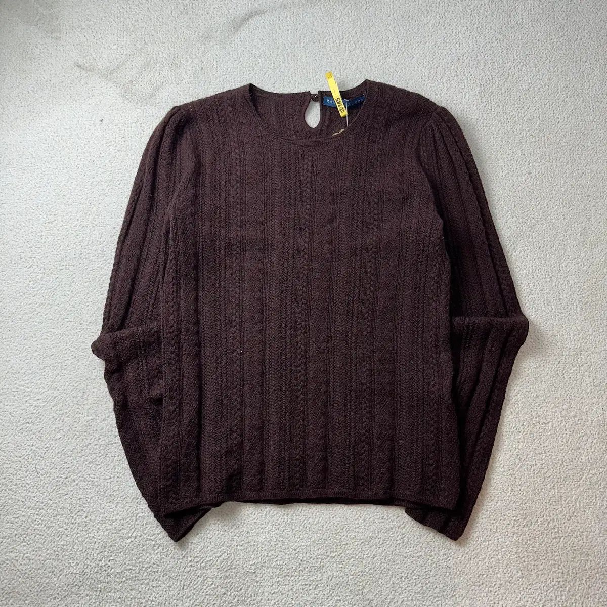 W 100 POLO RALPH LAUREN ヴィンテージ ケーブル編み 夏 ニット