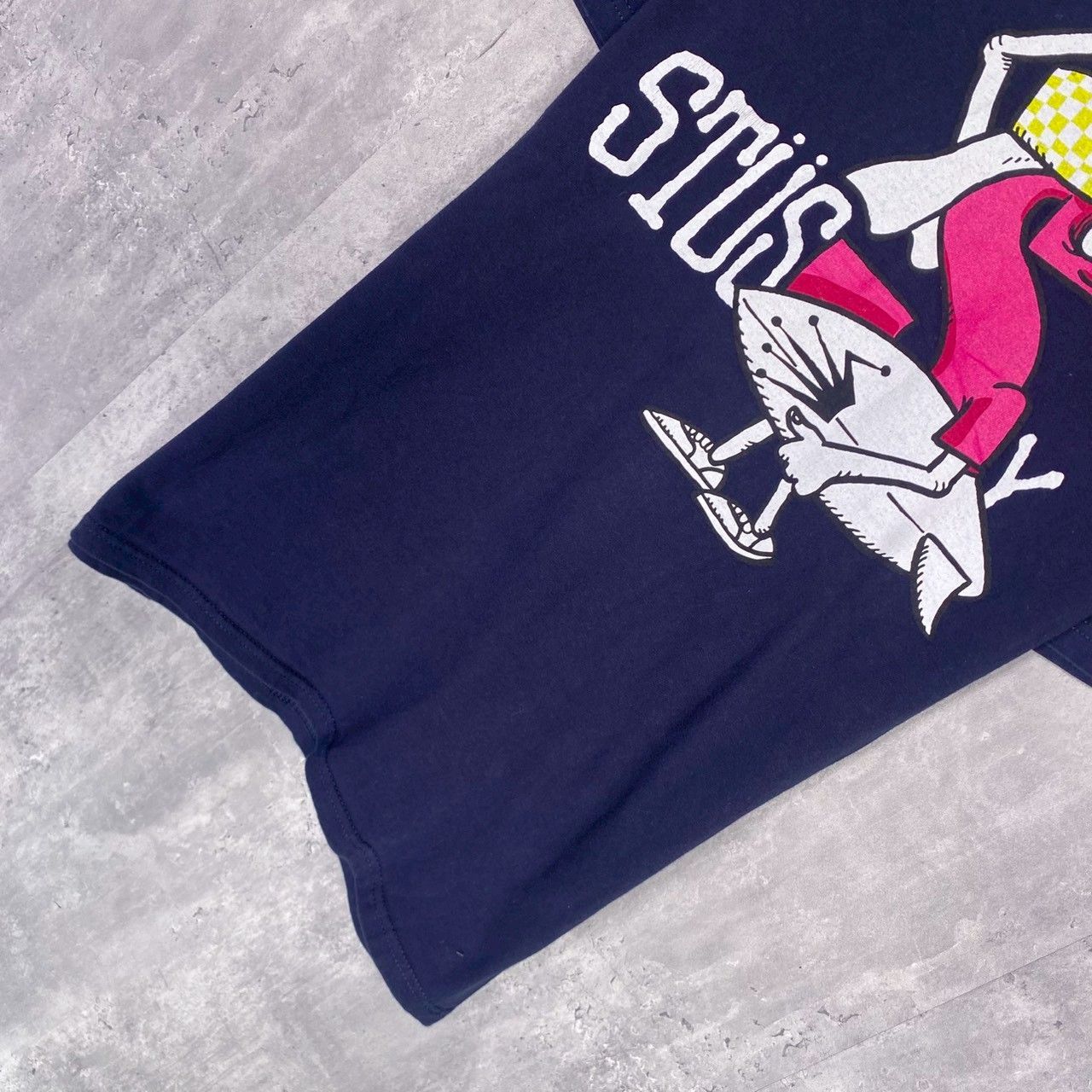 『STUSSY』ステューシー (M) SキャラクタープリントTシャツ カットソー