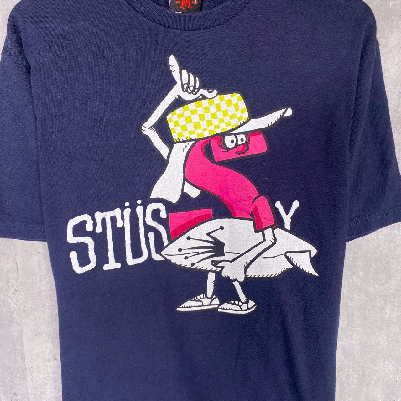 『STUSSY』ステューシー (M) SキャラクタープリントTシャツ カットソー