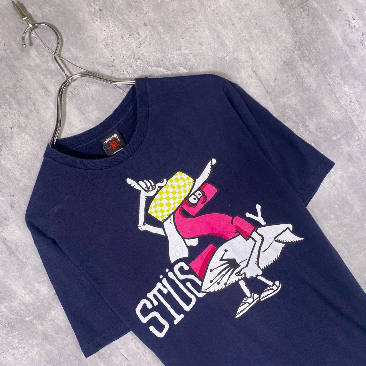 『STUSSY』ステューシー (M) SキャラクタープリントTシャツ カットソー