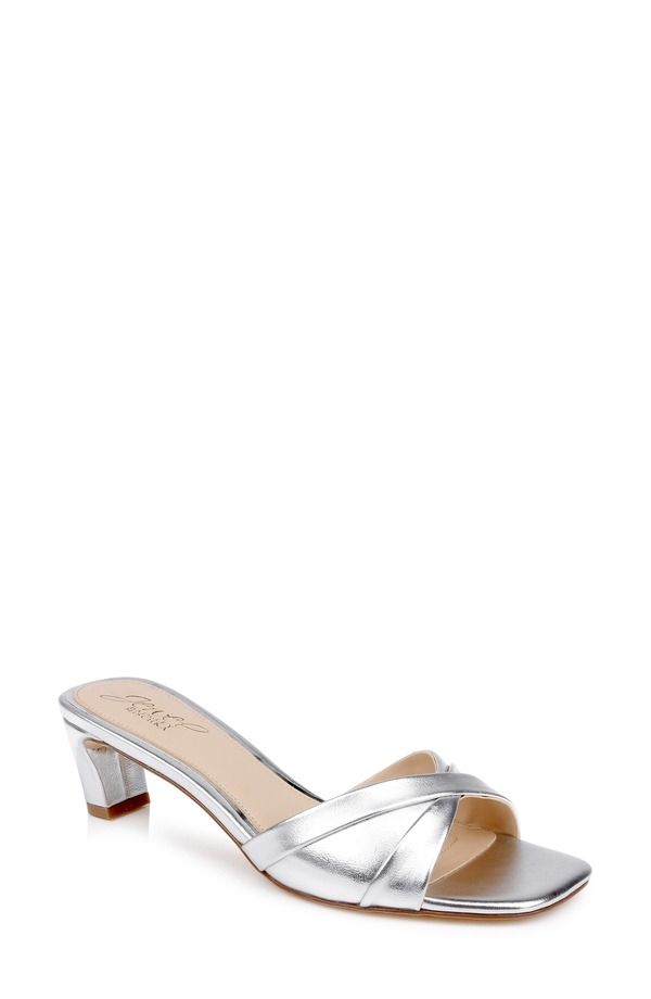 ジュウェルダグレイミシュカ レディース シューズ ヒール サンダル Jewel Badgley Mischka Parislide Sandal Silver Metallic シルバー