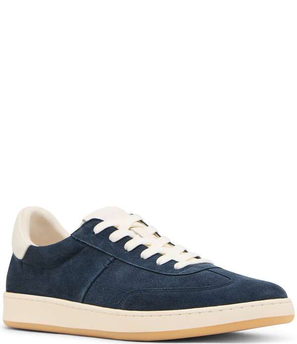 スティーブ マデン メンズ シューズ スニーカー レース レザー Steve Madden Mens Dacono Leather Lace Up Sneakers Navy ネイビー