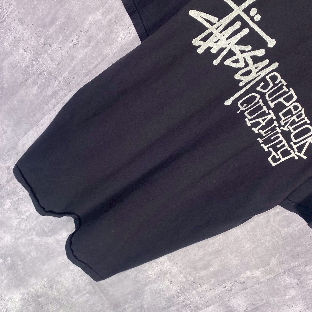 『STUSSY』ステューシー (M) バックロゴプリントTシャツ カットソー